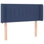 Kopfteil aus blauem Stoff, 83 x 16 x 78/88 cm von , Kopf- und Fußteile - Ref: Foro24-3118986, Preis: 45,11 €, Rabatt: %