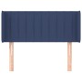 Kopfteil aus blauem Stoff, 83 x 16 x 78/88 cm von , Kopf- und Fußteile - Ref: Foro24-3118986, Preis: 46,10 €, Rabatt: %