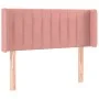 Cabecero de terciopelo rosa 93x16x78/88 cm de , Cabeceros y pies de cama - Ref: Foro24-3119047, Precio: 58,61 €, Descuento: %