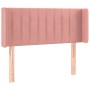 Rosa Samtkopfteil 93x16x78/88 cm von , Kopf- und Fußteile - Ref: Foro24-3119047, Preis: 60,50 €, Rabatt: %