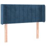 Cabecero con LED de terciopelo azul oscuro 93x16x78/88 cm de , Cabeceros y pies de cama - Ref: Foro24-3123514, Precio: 62,68 ...