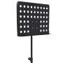 Black steel sheet music stand by vidaXL, Music stands - Ref: Foro24-70090, Price: 28,62 €, Discount: %