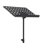 Notenständer aus schwarzem Stahlblech von vidaXL, Notenständer - Ref: Foro24-70090, Preis: 28,96 €, Rabatt: %