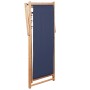 Folding beach chair made of fabric and blue wooden structure by vidaXL, Garden chairs - Ref: Foro24-44000, Price: 50,06 €, Di...