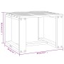Liegestühle mit Tisch, 2 Stück Massivholz Kiefer Grau. von , Liegen - Ref: Foro24-3157681, Preis: 242,71 €, Rabatt: %