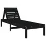 Liegestühle mit Tisch, 2 Stück Massivholz aus schwarzem Kiefernholz. von , Liegen - Ref: Foro24-3157683, Preis: 239,41 €, Rab...
