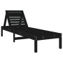 Liegestühle mit Tisch, 2 Stück Massivholz aus schwarzem Kiefernholz. von , Liegen - Ref: Foro24-3157683, Preis: 247,88 €, Rab...