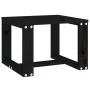 Tumbonas con mesa 2 uds madera maciza de pino negro by , Loungers - Ref: Foro24-3157683, Price: 239,41 €, Discount: %