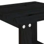 Liegestühle mit Tisch, 2 Stück Massivholz aus schwarzem Kiefernholz. von , Liegen - Ref: Foro24-3157683, Preis: 239,41 €, Rab...