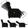 Sillón reclinable de masaje de tela negro by , Armchairs - Ref: Foro24-373550, Price: 204,26 €, Discount: %