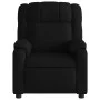 Sillón reclinable de masaje de tela negro by , Armchairs - Ref: Foro24-373550, Price: 204,26 €, Discount: %
