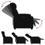 Sillón reclinable de tela negro by , Armchairs - Ref: Foro24-373538, Price: 185,58 €, Discount: %