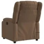 Sillón reclinable con masaje de tela marrón by , Armchairs - Ref: Foro24-373552, Price: 224,36 €, Discount: %