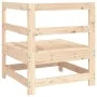 Massive Ecksitzgarnitur aus Kiefernholz für den Garten von , Modulare Sofas für den Außenbereich - Ref: Foro24-825471, Preis:...