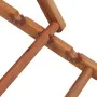 Klappbarer Strandstuhl aus Stoff und roter Holzstruktur von vidaXL, Gartenstühle - Ref: Foro24-43995, Preis: 66,26 €, Rabatt: %