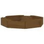Arenero con asientos octógono madera maciza de pino marrón miel by , sandboxes - Ref: Foro24-825012, Price: 62,15 €, Discount: %