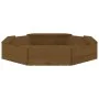Arenero con asientos octógono madera maciza de pino marrón miel by , sandboxes - Ref: Foro24-825012, Price: 62,15 €, Discount: %