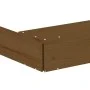 Arenero con asientos octógono madera maciza de pino marrón miel by , sandboxes - Ref: Foro24-825012, Price: 62,15 €, Discount: %