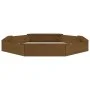Arenero con asientos octógono madera maciza de pino marrón miel by , sandboxes - Ref: Foro24-825019, Price: 80,02 €, Discount: %