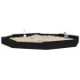 Arenero con asientos octógono madera maciza de pino negro by , sandboxes - Ref: Foro24-825027, Price: 139,15 €, Discount: %