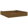 Arenero con asientos cuadrado madera maciza de pino marrón miel de , Cajones de arena - Ref: Foro24-825033, Precio: 41,58 €, ...