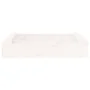 Arenero con asientos cuadrado madera maciza de pino blanco by , sandboxes - Ref: Foro24-825031, Price: 41,42 €, Discount: %