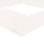 Arenero con asientos cuadrado madera maciza de pino blanco de , Cajones de arena - Ref: Foro24-825031, Precio: 49,71 €, Descu...