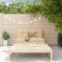 Zweiteiliges Gartensitzmöbel-Set aus massivem Kiefernholz. von , Modulare Sofas für den Außenbereich - Ref: Foro24-825723, Pr...