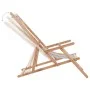 Folding beach chair fabric and multicolored wooden structure by vidaXL, Garden chairs - Ref: Foro24-43998, Price: 79,68 €, Di...