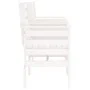 Banco de jardín con mesa 2 plazas madera maciza de pino blanco by , garden benches - Ref: Foro24-825157, Price: 171,84 €, Dis...