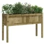 Jardineras con patas 2 uds madera de pino impregnada by , Pots and planters - Ref: Foro24-837573, Price: 140,17 €, Discount: %