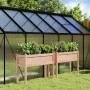 Jardineras con patas 2 uds madera maciza de abeto Douglas by , Pots and planters - Ref: Foro24-837571, Price: 134,98 €, Disco...