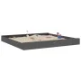 Sandkasten mit quadratischen Sitzen aus massivem grauem Kiefernholz. von , Sandkästen - Ref: Foro24-825046, Preis: 150,78 €, ...