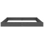 Arenero con asientos cuadrado madera maciza de pino gris by , sandboxes - Ref: Foro24-825046, Price: 153,68 €, Discount: %