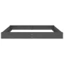 Arenero con asientos cuadrado madera maciza de pino gris by , sandboxes - Ref: Foro24-825046, Price: 150,78 €, Discount: %