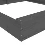 Sandkasten mit quadratischen Sitzen aus massivem grauem Kiefernholz. von , Sandkästen - Ref: Foro24-825046, Preis: 150,78 €, ...