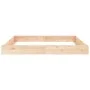 Arenero con asientos cuadrado madera maciza de pino by , sandboxes - Ref: Foro24-825044, Price: 97,78 €, Discount: %