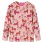 Kinderpyjama mit langen Ärmeln in Hellrosa, Größe 128. von , Kinderpyjamas - Ref: Foro24-13757, Preis: 11,24 €, Rabatt: %