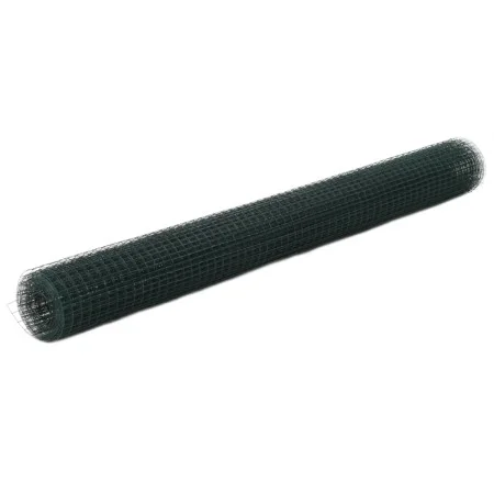 Grüner PVC-beschichteter Hühnerstalldraht aus Stahl, 25 x 1,5 m von vidaXL, Zaunpaneele - Ref: Foro24-143635, Preis: 91,33 €,...