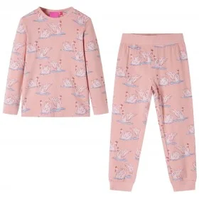 Kinderpyjama mit langen Ärmeln in Hellrosa, Größe 140. von , Kinderpyjamas - Ref: Foro24-14228, Preis: 12,91 €, Rabatt: %