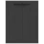 Außenlagerschrank aus schwarzem PP 65x37x85 cm von , Schließfächer und Lagerschränke - Ref: Foro24-364204, Preis: 109,06 €, R...