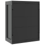 Außenlagerschrank aus schwarzem PP 65x37x85 cm von , Schließfächer und Lagerschränke - Ref: Foro24-364204, Preis: 120,01 €, R...