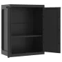 Außenlagerschrank aus schwarzem PP 65x37x85 cm von , Schließfächer und Lagerschränke - Ref: Foro24-364204, Preis: 109,06 €, R...