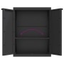 Außenlagerschrank aus schwarzem PP 65x37x85 cm von , Schließfächer und Lagerschränke - Ref: Foro24-364204, Preis: 120,01 €, R...