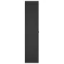 Armario de almacenaje exterior PP negro 65x37x165 cm by , Lockers and storage cabinets - Ref: Foro24-364206, Price: 173,82 €,...