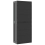 Außenlagerschrank aus schwarzem PP 65x37x165 cm von , Schließfächer und Lagerschränke - Ref: Foro24-364206, Preis: 173,82 €, ...