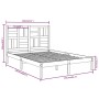 Solid wood bed frame 150x200 cm by , Beds and slatted bases - Ref: Foro24-3105955, Price: 125,88 €, Discount: %