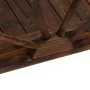 Garden bridge with half wheel solid fir wood 99x50x38cm by , garden bridges - Ref: Foro24-363338, Price: 98,97 €, Discount: %