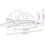 Garden bridge with half wheel solid fir wood 99x50x38cm by , garden bridges - Ref: Foro24-363338, Price: 98,97 €, Discount: %