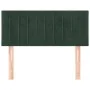Dunkelgrünes Samtkopfteil 100x5x78/88 cm von , Kopf- und Fußteile - Ref: Foro24-346239, Preis: 45,53 €, Rabatt: %